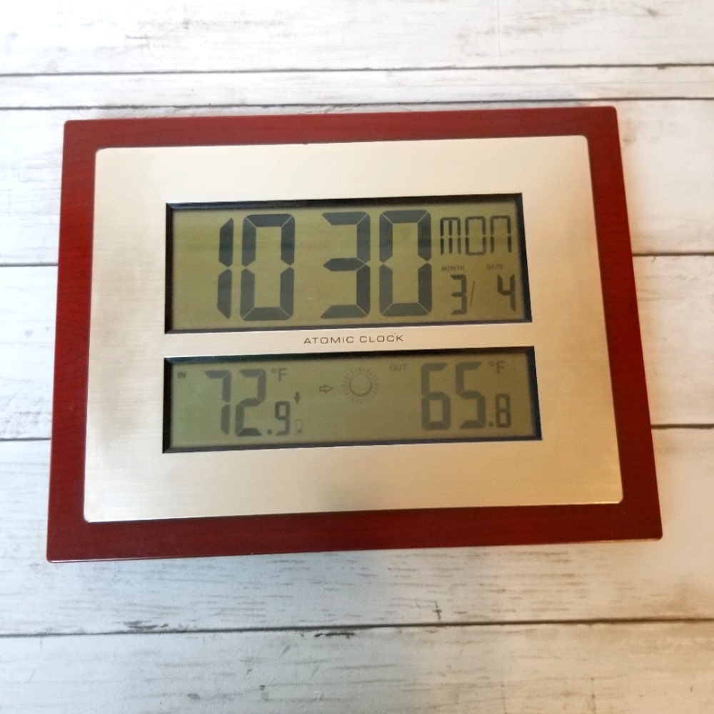 La Crosse Technology Intelligent Weather Forecast Digital Wall/Desk Clock